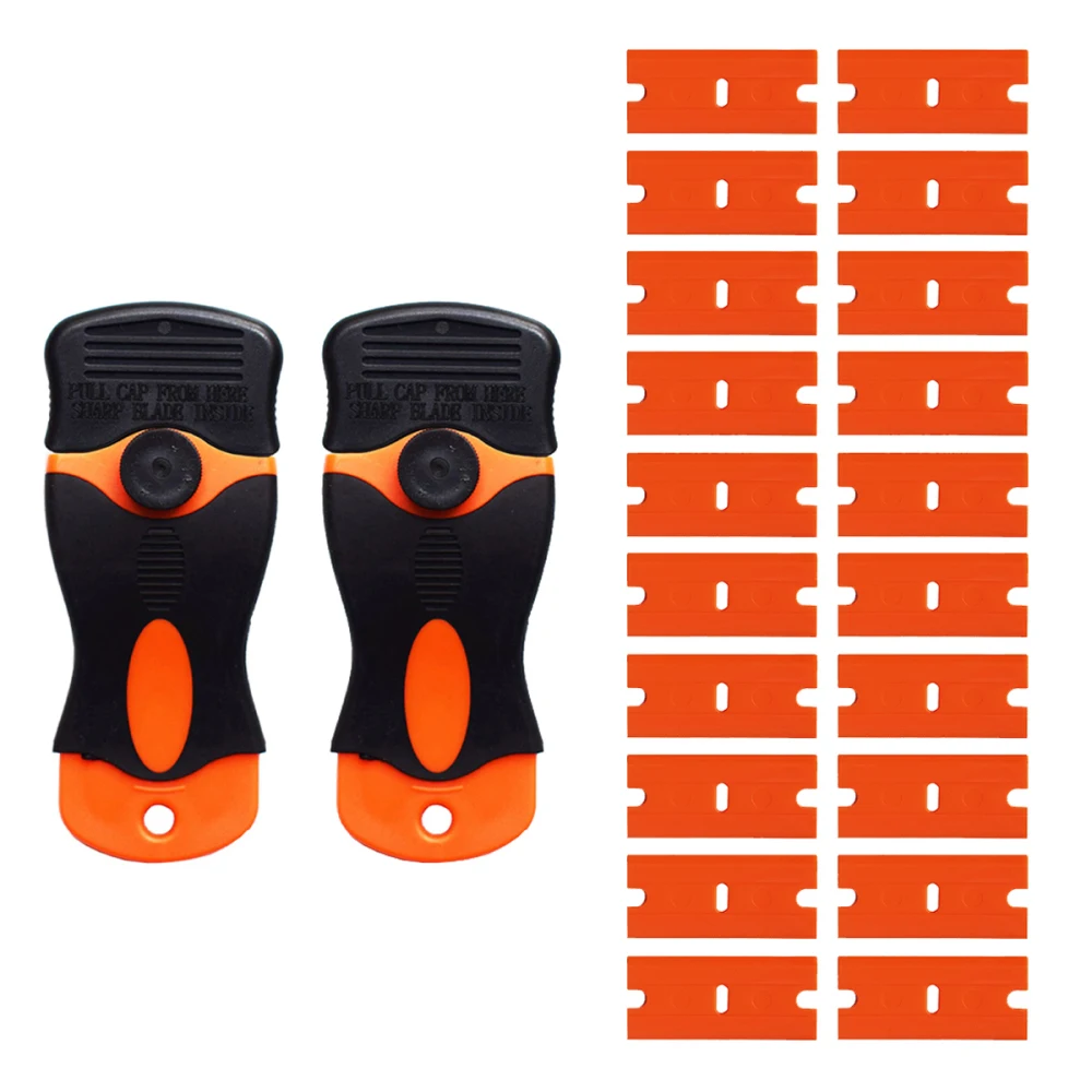 Car Sticker Remover Glass Window Clean Vinyl Scraper with 1.5" Double Edge Razor Blade Carbon Fiber Wrapping Tinting Tool E15
Car Sticker Remover Glass Window Clean Vinyl Scraper with 1.5" Double Edge Razor Blade Carbon Fiber Wrapping Tinting Tool E15
