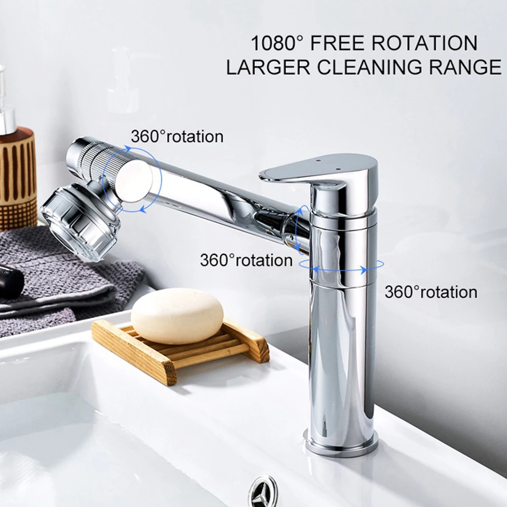1080° Swivel Bathroom Sink Faucet Mixer Stainless Steel Basin Water Tap Shower Head Plumbing Tapware For Bathroom Accessories
1080° Swivel Bathroom Sink Faucet Mixer Stainless Steel Basin Water Tap Shower Head Plumbing Tapware For Bathroom Accessories