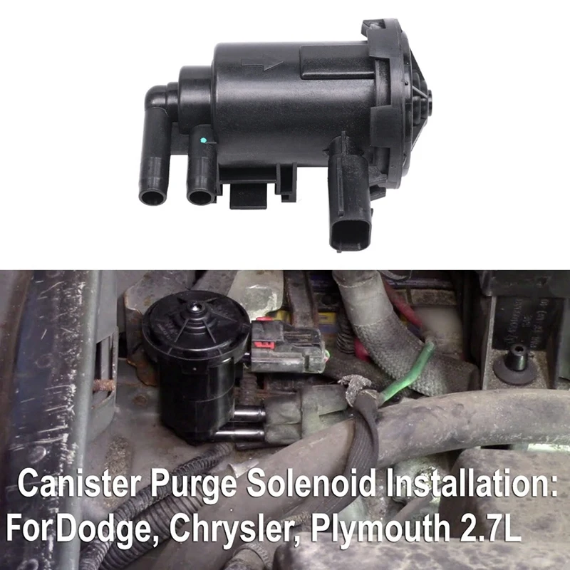 Соленоид клапана очистки паровой канистры для Dodge Jeep Chrysler 911-202 4669569 52121071AC
Соленоид клапана очистки паровой канистры для Dodge Jeep Chrysler 911-202 4669569 52121071AC