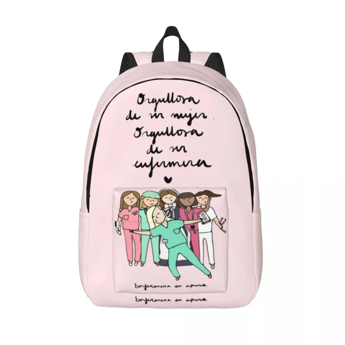 Enfermera En Apuros Classical Backpack Sports High School Business Doctor Nurse Daypack for Men Women College Shoulder Bag
Enfermera En Apuros Classical Backpack Sports High School Business Doctor Nurse Daypack for Men Women College Shoulder Bag