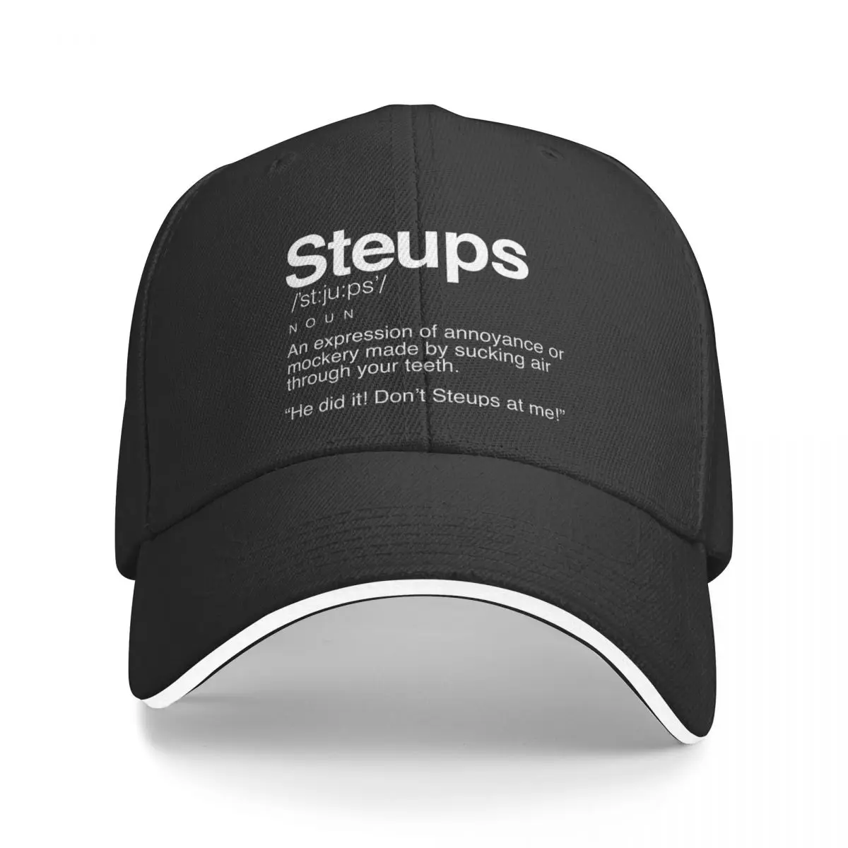 

Steups Trinidad Slang Word - Trinidad And Tobago Steups Baseball Cap Rave Military Cap Man Anime Hat Golf Men Women's