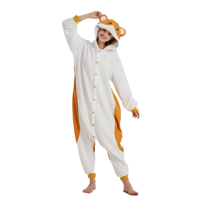 Комбинезон в виде хомяка, зимний флисовый комбинезон для взрослых и женщин
Комбинезон в виде хомяка, зимний флисовый комбинезон для взрослых и женщин