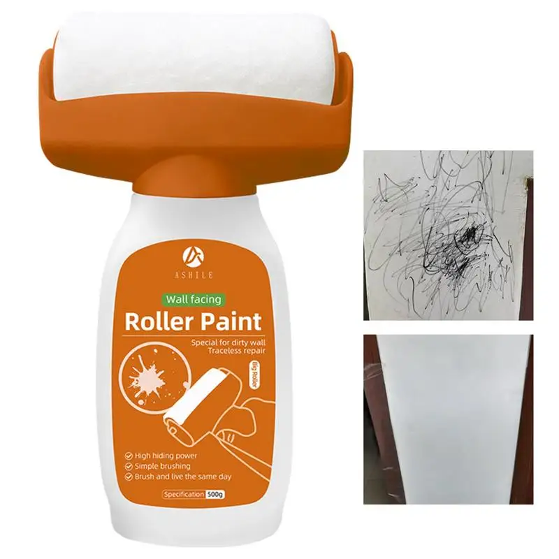 500g Wall Small Roller Brush Paint Interior Wall Repair Roller Household Wall Graffiti Repair Environmental Protection Paint
500g Wall Small Roller Brush Paint Interior Wall Repair Roller Household Wall Graffiti Repair Environmental Protection Paint