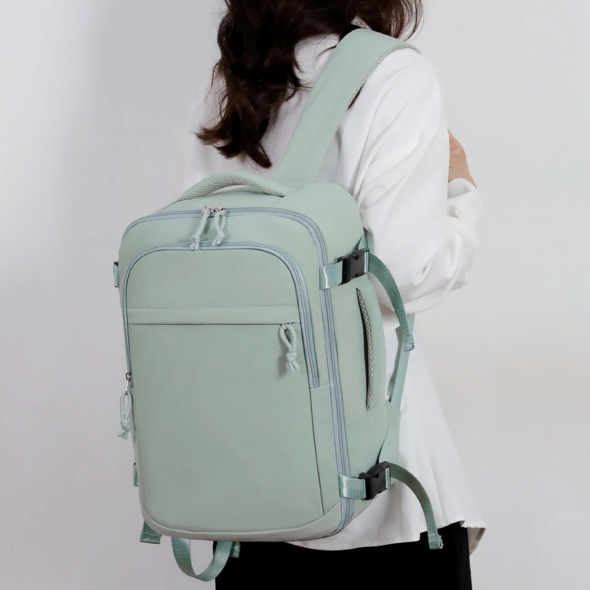 Backpack Women's Work Commuting Travel Multifunctional Computer 16inch Water-Repellent Large Capacity Student School Bag Business Meeting Registration Travel Backpack Women's Work Commuting Travel Multifunctional Computer 16inch Water-Repellent Large Capacity Student School Bag Business Meeting Registration Travel