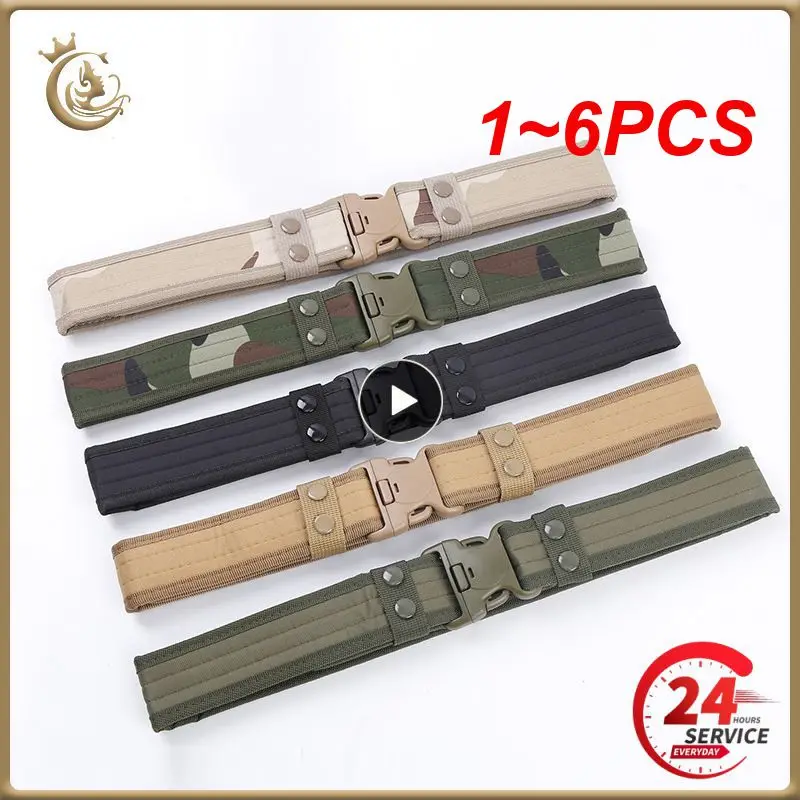 1~6PCS 130cm outdoor tactical camouflage belt multi-functional quick release military combat belt hunting training belt men's
1~6PCS 130cm outdoor tactical camouflage belt multi-functional quick release military combat belt hunting training belt men's
