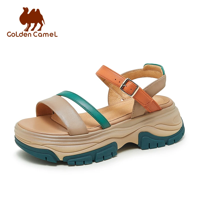 Женские босоножки GOLDEN CAMEL, Новинка лета 2023, модная повседневная обувь на плоской подошве, пляжные сандалии на платформе, спортивные увеличенные
Женские босоножки GOLDEN CAMEL, Новинка лета 2023, модная повседневная обувь на плоской подошве, пляжные сандалии на платформе, спортивные увеличенные