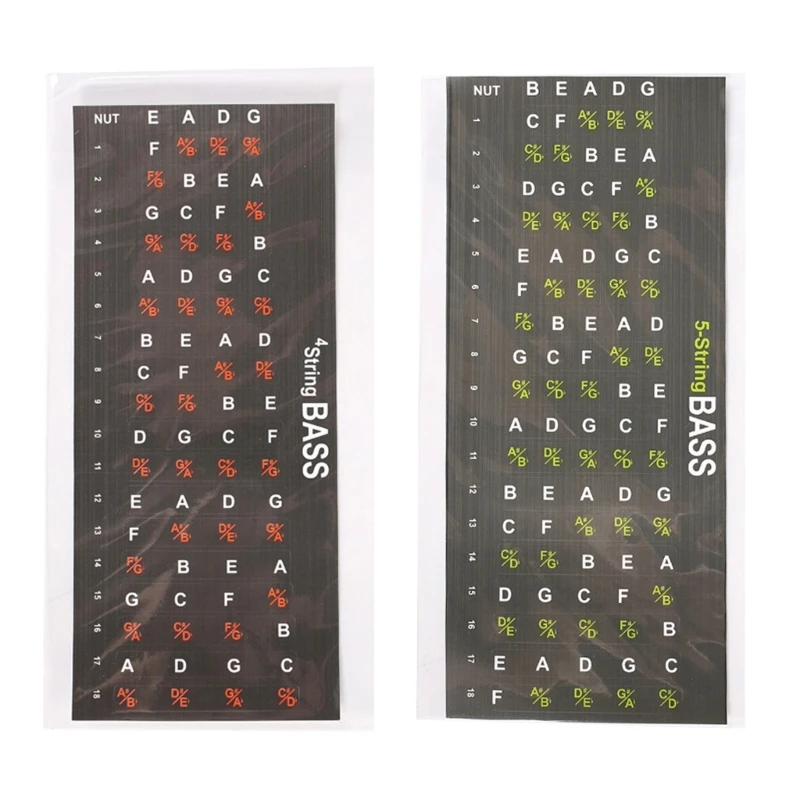 Bass Note Label Fretboard Stickers Paper Chord Stickers for for Beginner Learner H58D
Bass Note Label Fretboard Stickers Paper Chord Stickers for for Beginner Learner H58D