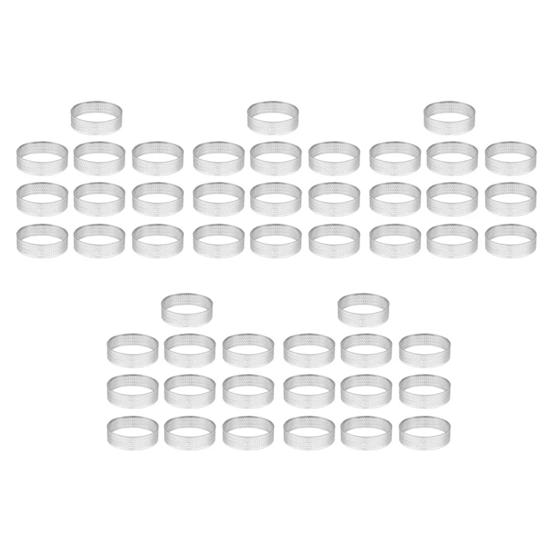 50Pcs 4.5Cm Round Stainless Perforated Seamless Tart Ring Quiche Ring Tart Pan Pie Tart Ring With Hole Tart Shell Ring
50Pcs 4.5Cm Round Stainless Perforated Seamless Tart Ring Quiche Ring Tart Pan Pie Tart Ring With Hole Tart Shell Ring