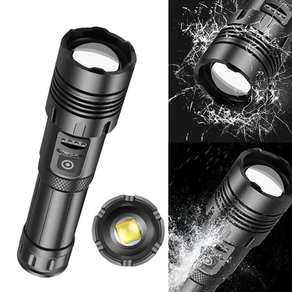 Super Bright Flashlight 90000 Lumen Rechargeable LED COB USB Charger Illumination Modes Compact Design Ideal For Everyday Use
Super Bright Flashlight 90000 Lumen Rechargeable LED COB USB Charger Illumination Modes Compact Design Ideal For Everyday Use