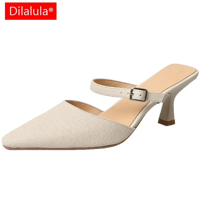Женские туфли-лодочки Dilalula, модные лаконичные шлепанцы на тонком каблуке с острым носком, обувь из натуральной кожи с пряжкой, женские офисные туфли, весна-лето
Женские туфли-лодочки Dilalula, модные лаконичные шлепанцы на тонком каблуке с острым носком, обувь из натуральной кожи с пряжкой, женские офисные туфли, весна-лето