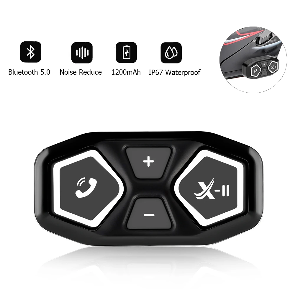 Motorcycle Helmet X11 Bluetooth Wireless Headset 1200mAh Bilateral Stereo Hands-Free Call Noise Canceling Motorcycle Headset
Motorcycle Helmet X11 Bluetooth Wireless Headset 1200mAh Bilateral Stereo Hands-Free Call Noise Canceling Motorcycle Headset