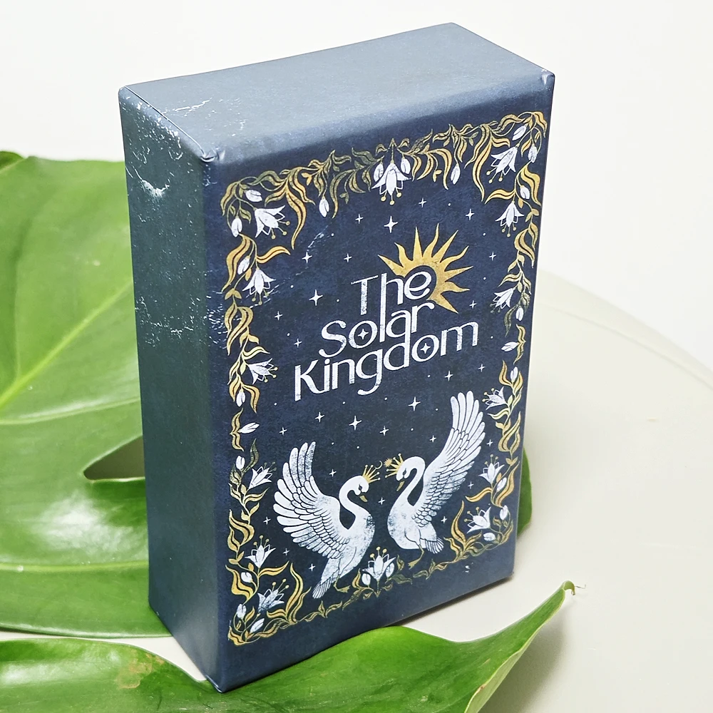 

86 Pcs Cards Solar Kingdom Tarot 12*7cm Magical Journey Cosmic Insight Divination Cards in Rigid Box Unique Indie Tarot Deck