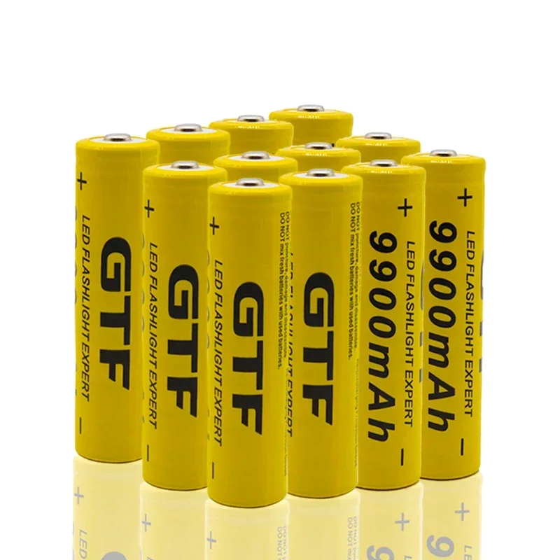 

2~50 Brand new bateria de 18650 3.7V 9900 MAH bateria de ons de LTIO recarregvel para Lanterna Led 18650 bateria Atacado