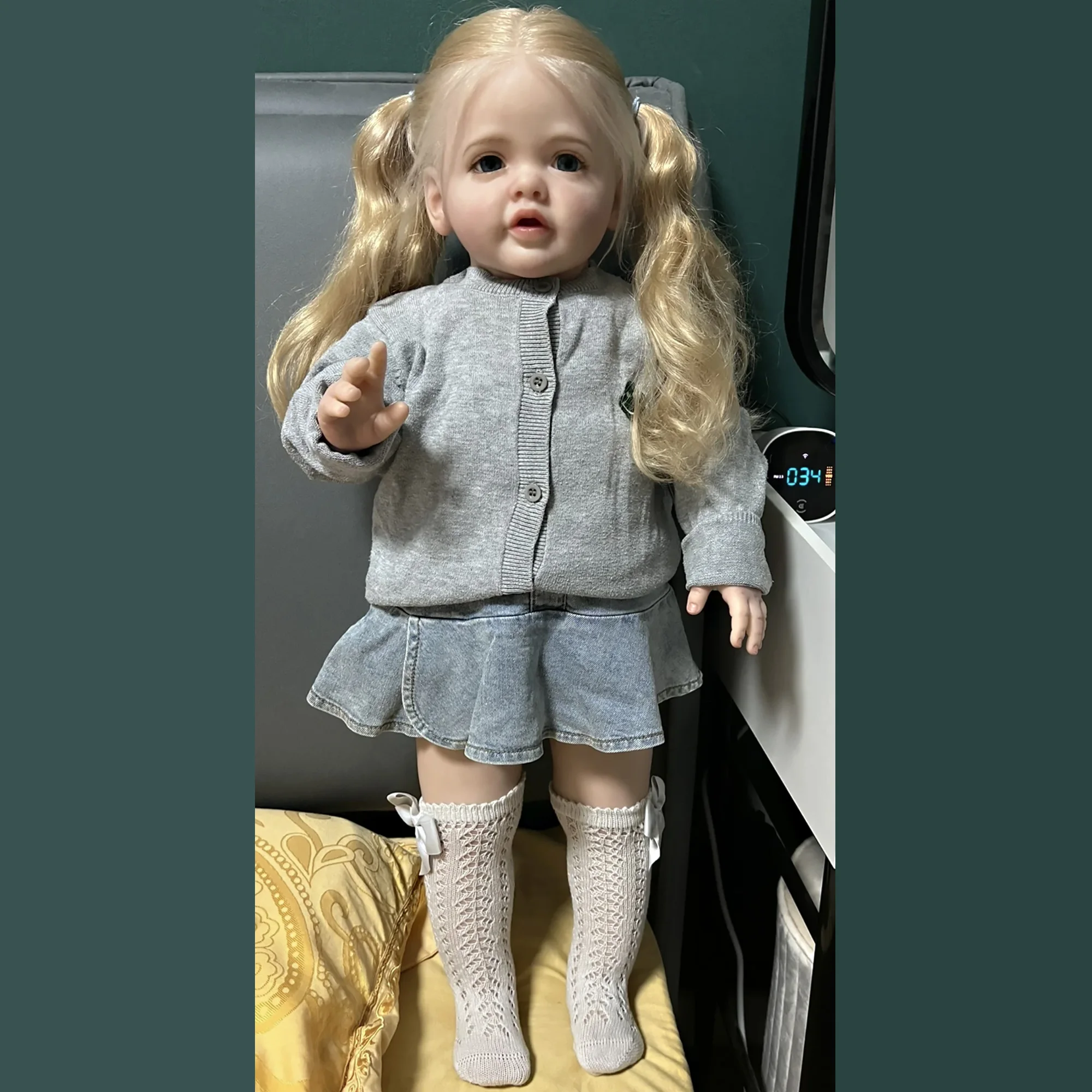 66cm Lifelike Bebe Reborn Doll Betty Handmade 3D Painted Skin muñecas para niñas bebes reborn de silicone real terminados
66cm Lifelike Bebe Reborn Doll Betty Handmade 3D Painted Skin muñecas para niñas bebes reborn de silicone real terminados