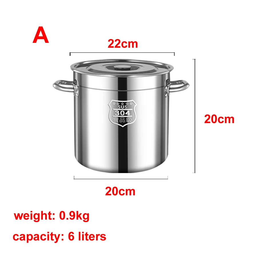 

304 Stainless Steel Barrel Storage Sealed Barrels Peanut Oil Edible Oil Soup Barrel with Lid Capacity: 6L 12L
