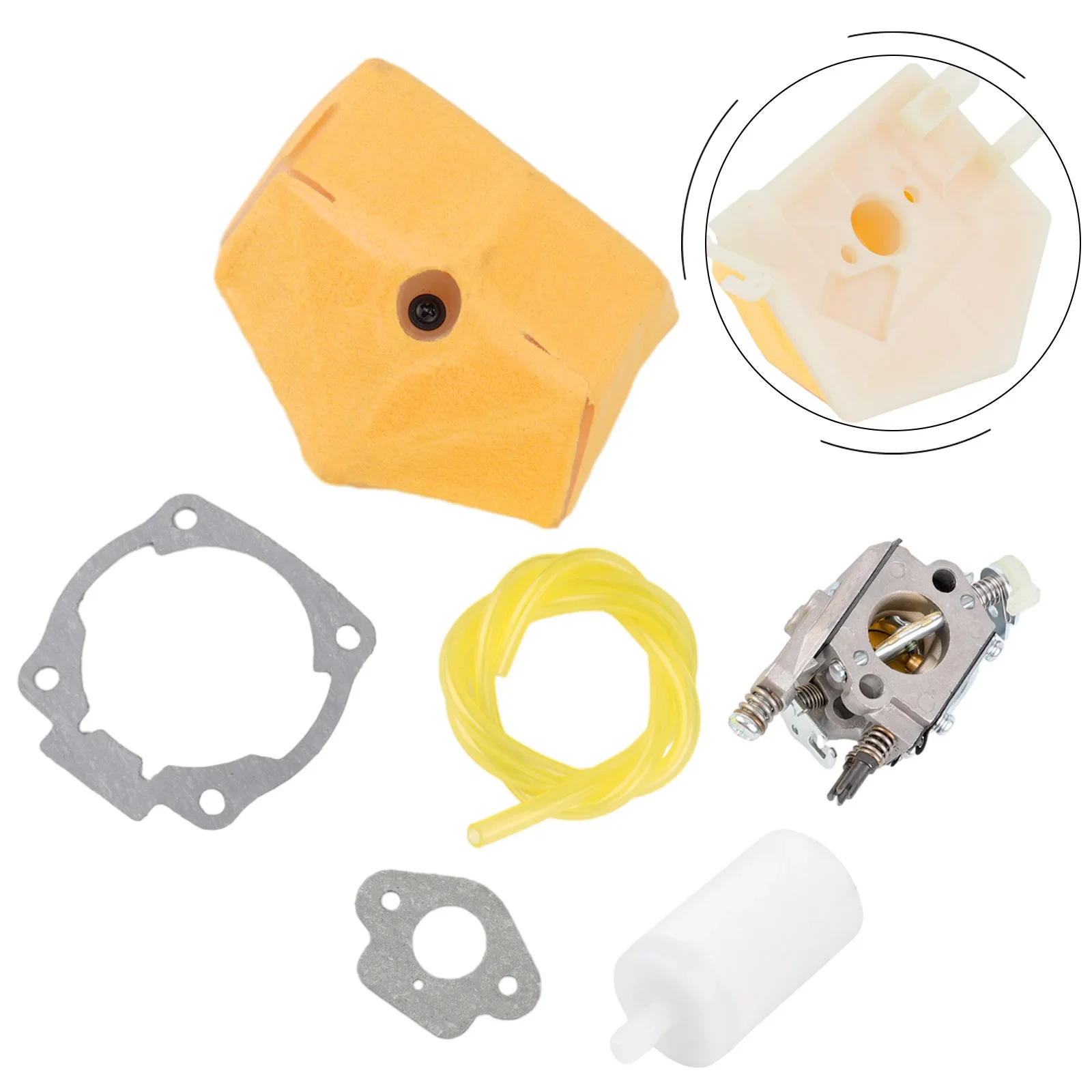 Carb Kit Carburetor Outdoor Accessories Chainsaw For WT-170 For WT-170-1 Parts Power Equipment Replacement 257 261 55 61
Carb Kit Carburetor Outdoor Accessories Chainsaw For WT-170 For WT-170-1 Parts Power Equipment Replacement 257 261 55 61