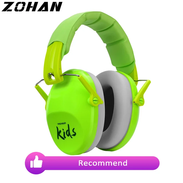 ZOHAN-Cache-oreilles de protection auditive pour enfants, protège-oreilles pour bébé, réduction du bruit, mince, enfants, tout-petits, lecture, sommeil 1