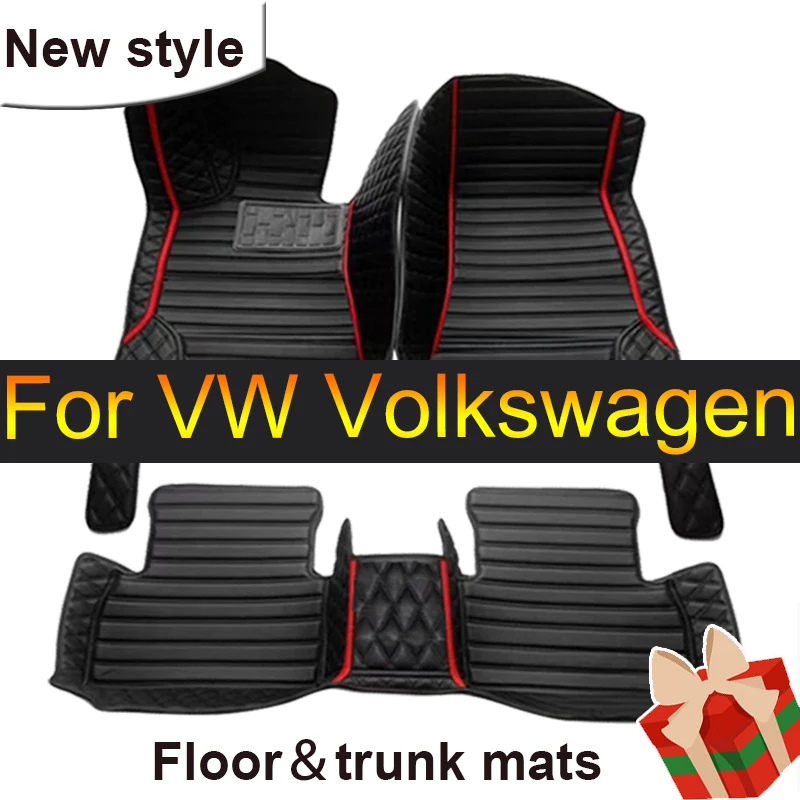 

Кожаные автомобильные коврики для VW Volkswagen Jetta Vento A7 2019 2020 2021 2022 2023 кожаные автомобильные матовые интерьерные детали автомобильные аксессуары