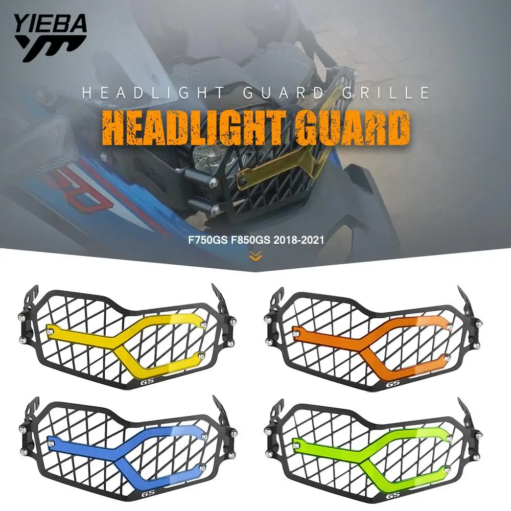 

For BMW F850GS F850 F750 GS F750GS F 750 GS 2018 2019 2020 2021 Motorcycle Headlight Guard Grille Grill Cover Protector Aluminum