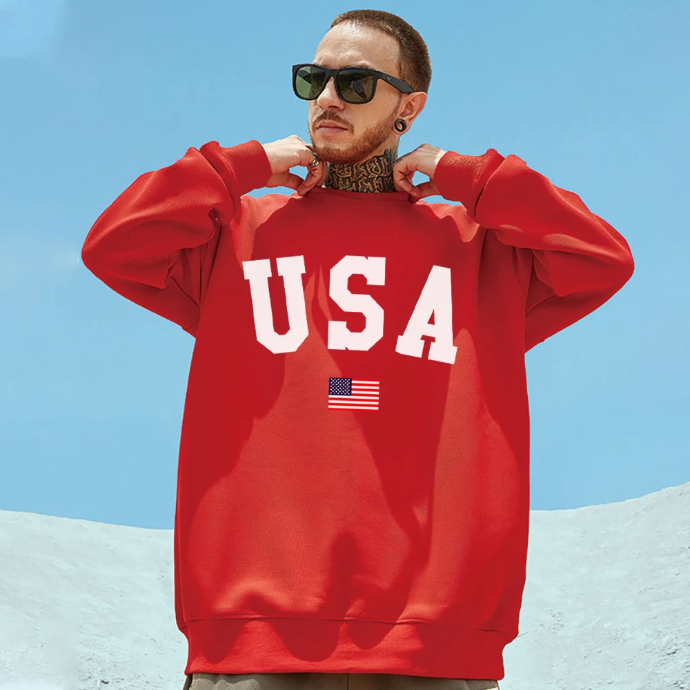 U.S.A National Flag Print Man Cotton Hoodies Vintage Casual Long Sleeves Hip Hop Loose Sweatshirt Trend All-math Mens Pullovers
U.S.A National Flag Print Man Cotton Hoodies Vintage Casual Long Sleeves Hip Hop Loose Sweatshirt Trend All-math Mens Pullovers