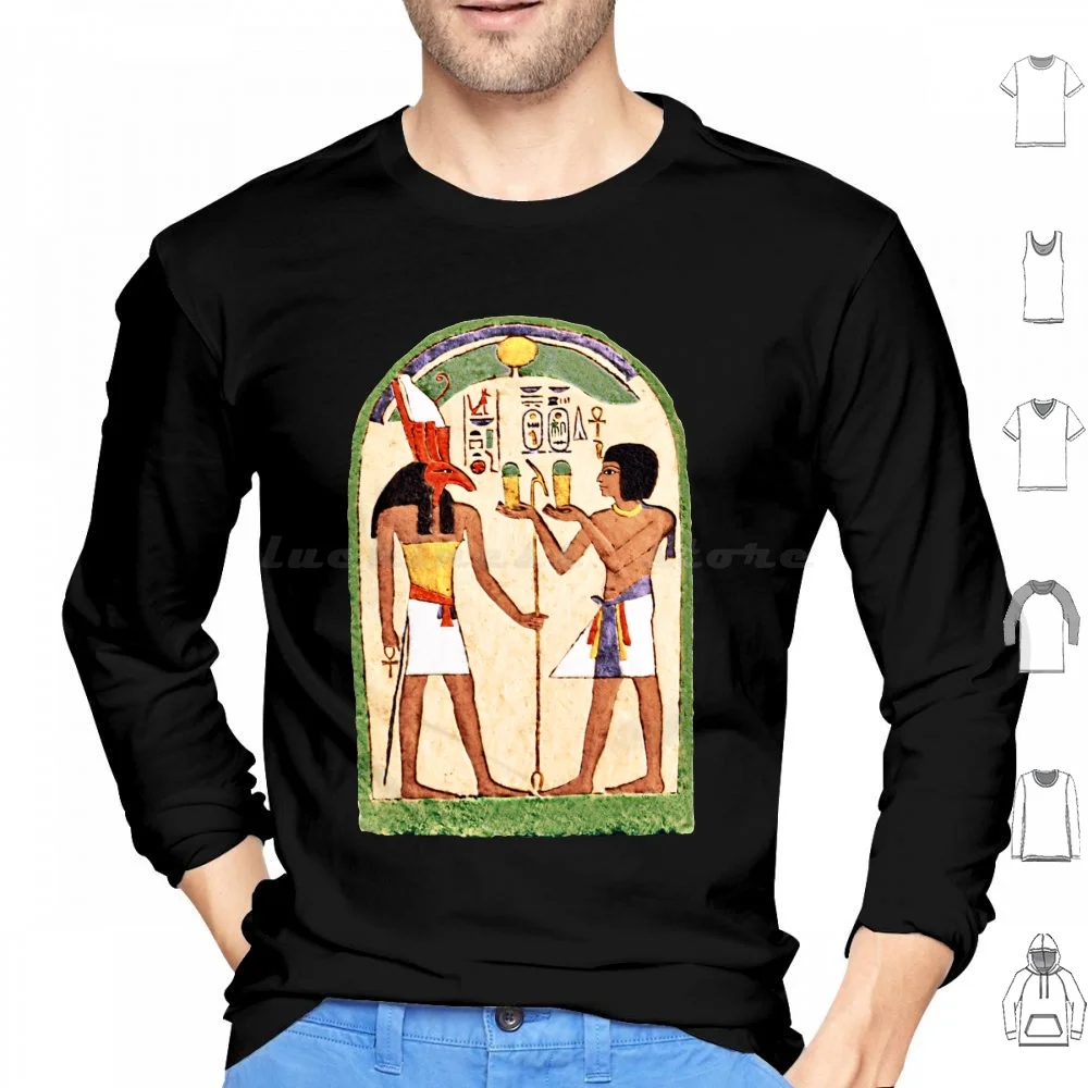 Rameses I Offering To Set Stele. ( Repainted ) Hoodies Long Sleeve Ancient Egypt Egyptian Rameses Ramesses Ramses
Rameses I Offering To Set Stele. ( Repainted ) Hoodies Long Sleeve Ancient Egypt Egyptian Rameses Ramesses Ramses