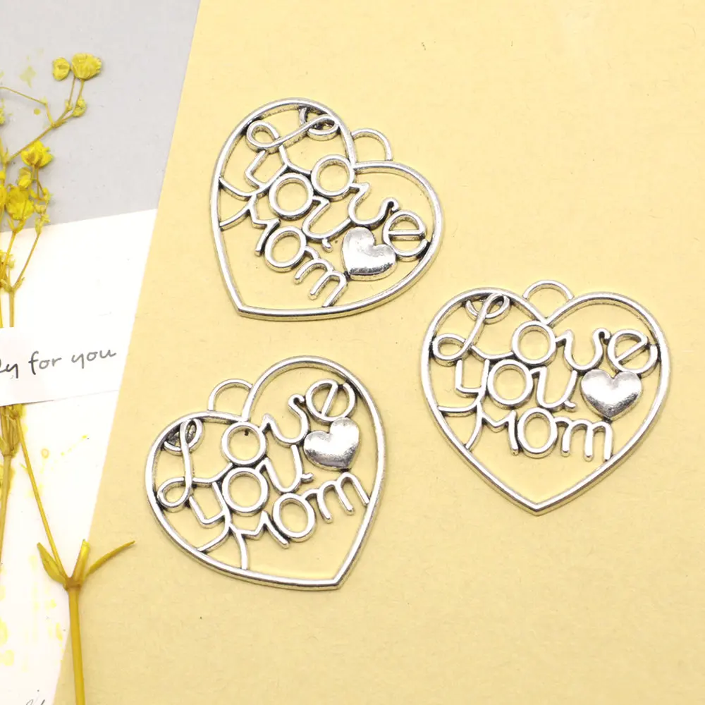 2pcs 37x39mm Mom Charms Man Pendant Car Accessori Trendy Jewerly Antique Silver Color
2pcs 37x39mm Mom Charms Man Pendant Car Accessori Trendy Jewerly Antique Silver Color