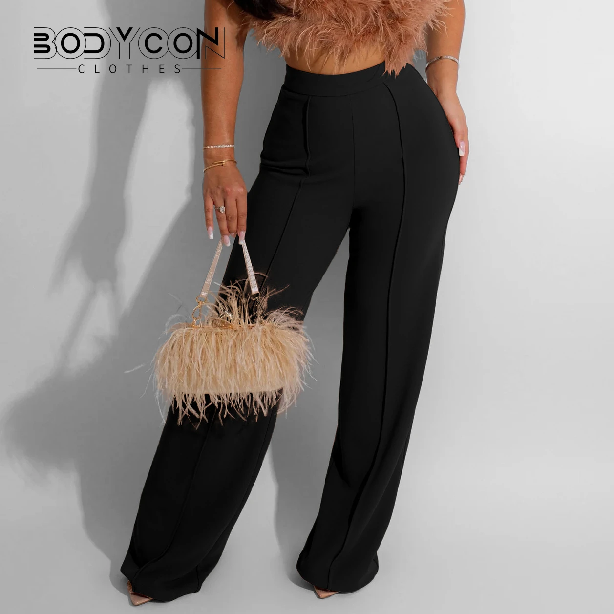 BODYCON Women High Waist Straight Pants for 2022 Office Lady Elegant Chic Solid Basic Trousers
BODYCON Women High Waist Straight Pants for 2022 Office Lady Elegant Chic Solid Basic Trousers