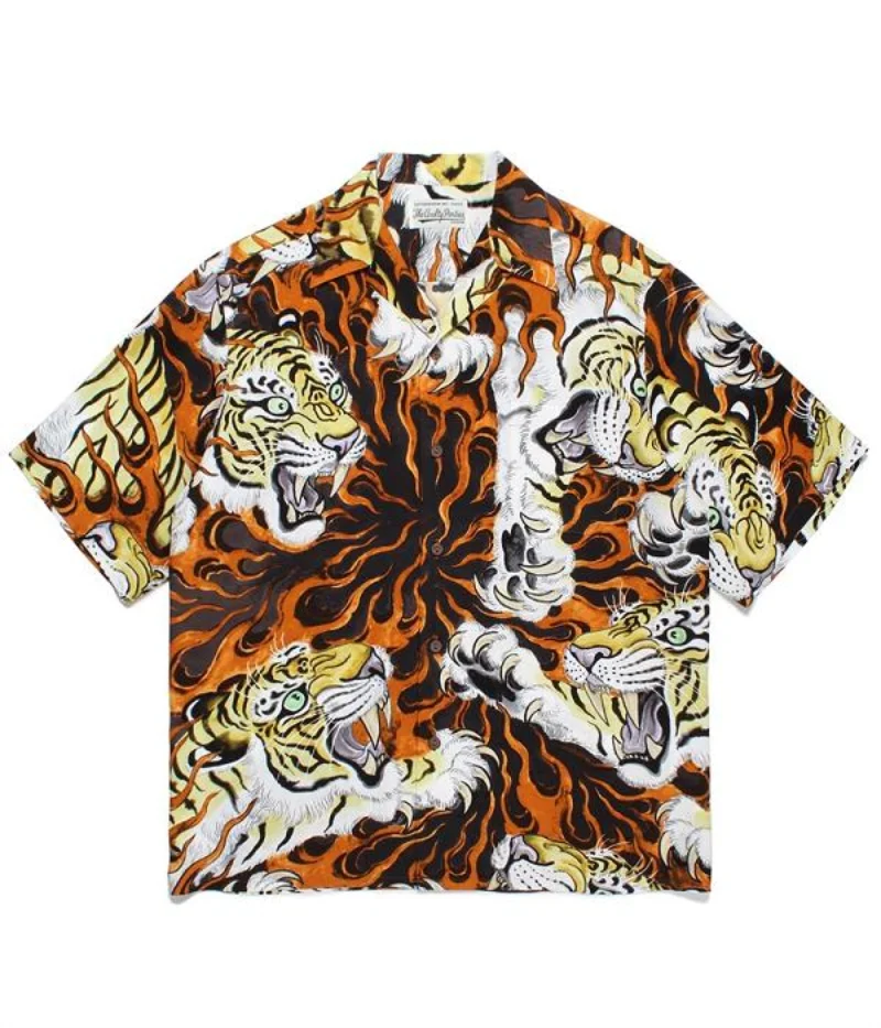 Flame Tiger Print WACKO MARIA T Shirt Men Women EU Size Cool Fabric WACKO MARIA Top Tees Fashion Grunge Clothes
Flame Tiger Print WACKO MARIA T Shirt Men Women EU Size Cool Fabric WACKO MARIA Top Tees Fashion Grunge Clothes