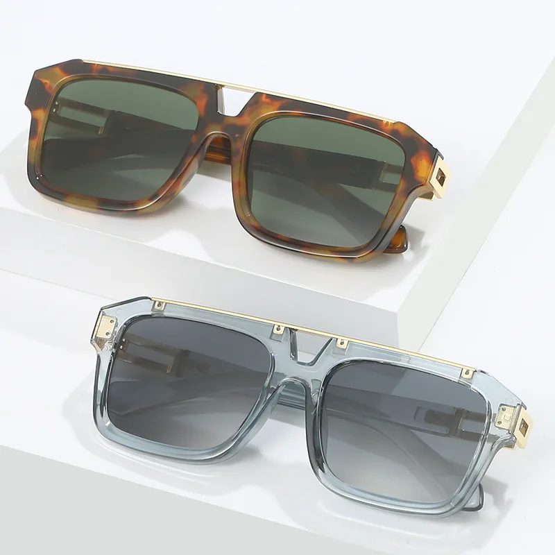 Imwete Retro Double Beam Sunglasses Women Men Trend Metal Sun Glasses Male Classic Driving Travel Style Goggles Shades UV400
Imwete Retro Double Beam Sunglasses Women Men Trend Metal Sun Glasses Male Classic Driving Travel Style Goggles Shades UV400