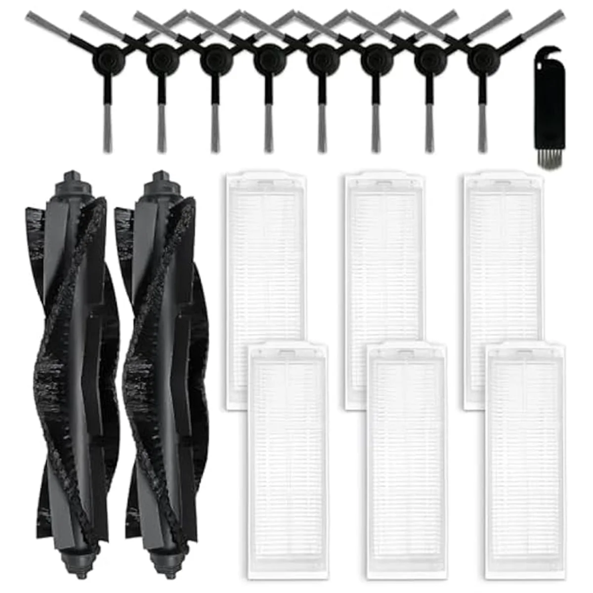 Запчасти для робота-пылесоса WYZE WVCR200S, аксессуары, основная щетка, фильтры НЕРА, боковые щетки, насадка
Запчасти для робота-пылесоса WYZE WVCR200S, аксессуары, основная щетка, фильтры НЕРА, боковые щетки, насадка