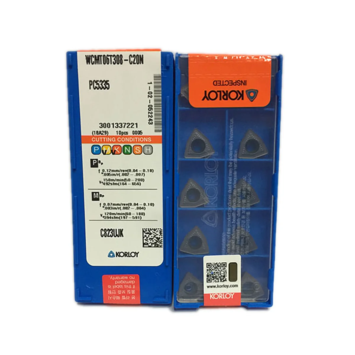 KORLOY 100% Original WCMT WCMT030208 WCMT06T308 WCMT080412 WCMT080408 WCMT050308 C20 Indexable U-Drill King Drill
KORLOY 100% Original WCMT WCMT030208 WCMT06T308 WCMT080412 WCMT080408 WCMT050308 C20 Indexable U-Drill King Drill