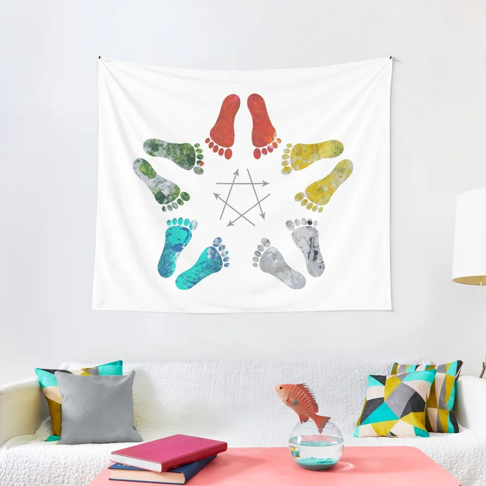 Star of Feet Energy Wheel Tapestry Decorative Wall Mural Aesthetic Room Decor Tapestry
Star of Feet Energy Wheel Tapestry Decorative Wall Mural Aesthetic Room Decor Tapestry