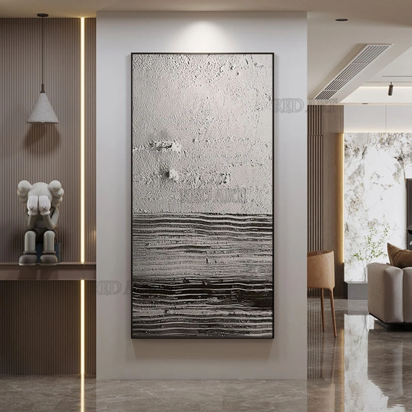 Modern Living Room Decoration, Large Size, Gray Oil Painting, Canvas Wall, Abstract Art, 100% Hand Painted, Nordic Picture
Modern Living Room Decoration, Large Size, Gray Oil Painting, Canvas Wall, Abstract Art, 100% Hand Painted, Nordic Picture