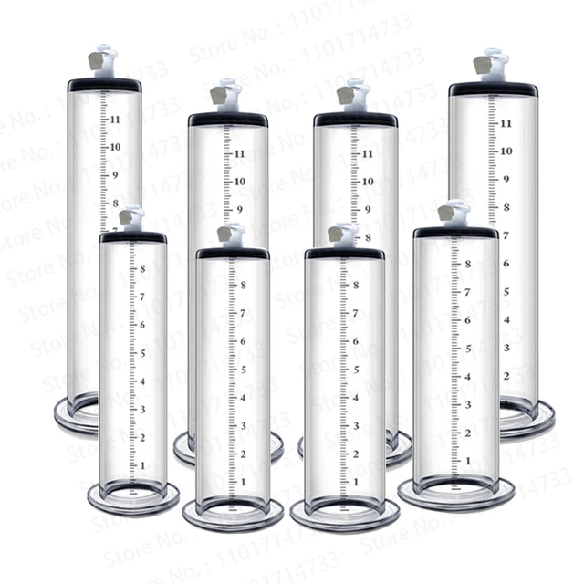 Accessoires de pompe à pénis en acrylique, dispositif d'agrandissement du pénis sous vide, pompe à vide pour jaune de masquage, pompe à glouton, ensemble d'intervalles de pénis, jouets sexuels 1