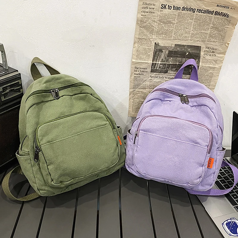 Женский холщовый рюкзак, повседневный женский школьный мини-рюкзак, однотонный рюкзак на молнии, Модный женский рюкзак
Женский холщовый рюкзак, повседневный женский школьный мини-рюкзак, однотонный рюкзак на молнии, Модный женский рюкзак