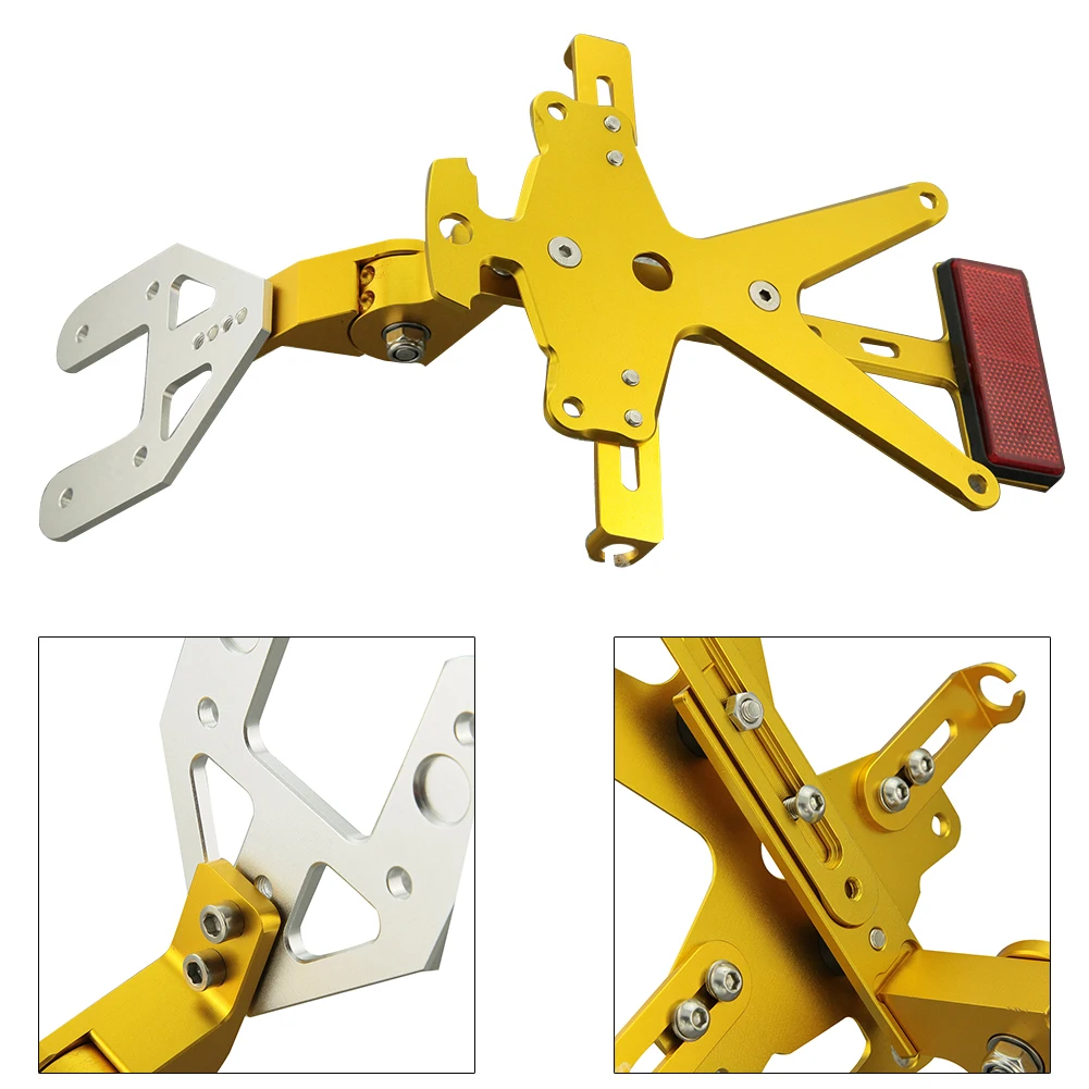 Motorcycle License Plate Holder Fender Eliminator Kit For Yamaha YZF R6 2006 2007 2008 2009 2010 2011 2012 Gold CNC Aluminum
Motorcycle License Plate Holder Fender Eliminator Kit For Yamaha YZF R6 2006 2007 2008 2009 2010 2011 2012 Gold CNC Aluminum