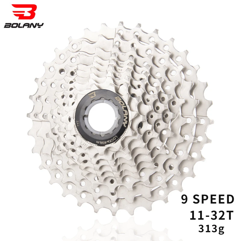 BOLANY Mountain Bike 9 Speed Freewheel EIEIO 11-32T Cassette Sprocket For HG Freehub Bicycle Parts
BOLANY Mountain Bike 9 Speed Freewheel EIEIO 11-32T Cassette Sprocket For HG Freehub Bicycle Parts