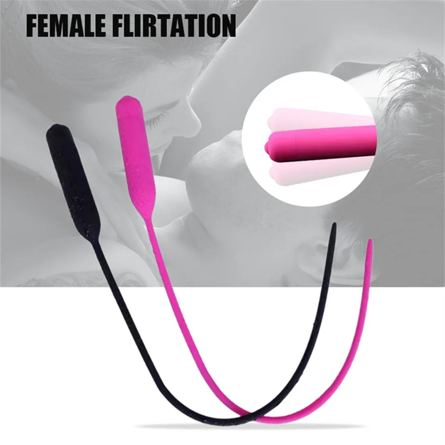 Plug de pénis en silicone avec vibration pour homme, baguette pour oeil de cheval, cathcirculation urétrale, dilatateur, vibrateur, massage, prise urétrale, jouets sexuels 2