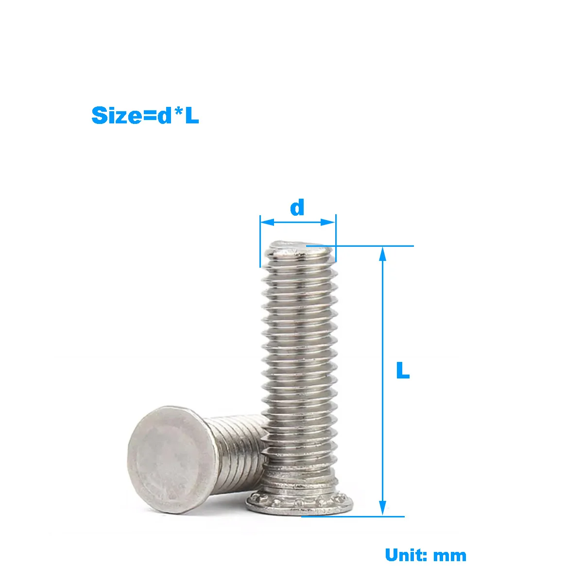 304 Stainless Steel Riveting Screws / Riveting Parts / Pressure Plate Screws
304 Stainless Steel Riveting Screws / Riveting Parts / Pressure Plate Screws