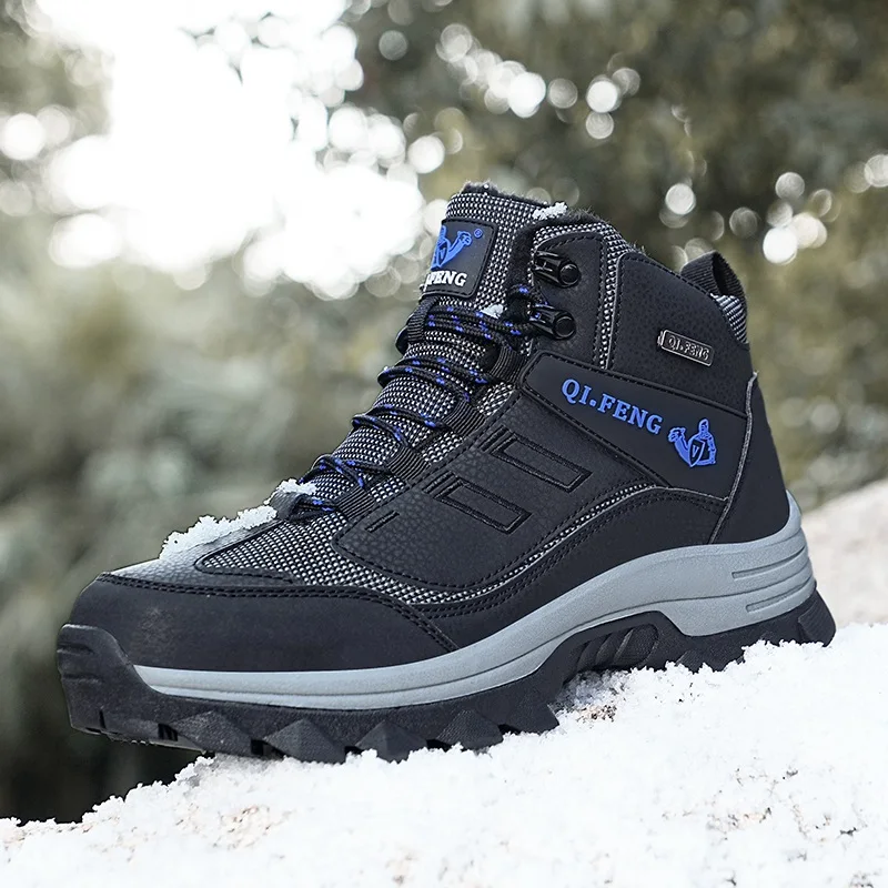 Winter Cool Plush Hiking Camping Shoes Outdoor Sports Jogging Trekking Sneakers Men's Casual Big Size Fur Warm Ankle Snow Boots
Winter Cool Plush Hiking Camping Shoes Outdoor Sports Jogging Trekking Sneakers Men's Casual Big Size Fur Warm Ankle Snow Boots