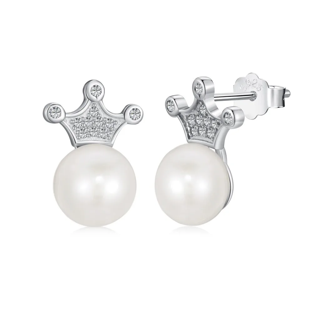 Модные серьги из серебра 925 пробы, Королевская корона, натуральный пресноводный жемчуг на день матери, элегантные серьги
Модные серьги из серебра 925 пробы, Королевская корона, натуральный пресноводный жемчуг на день матери, элегантные серьги