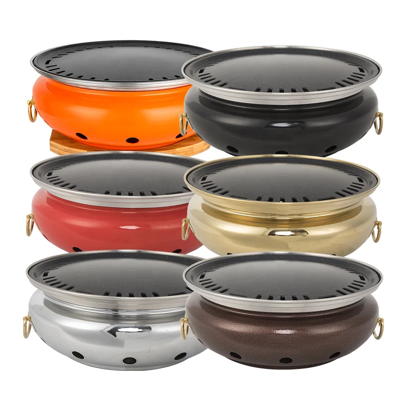Portable Carbon Grill Outdoor Barbecue Family Dinner Smoke Exhaust Round Small Grill High Quality Stainless Steel
Portable Carbon Grill Outdoor Barbecue Family Dinner Smoke Exhaust Round Small Grill High Quality Stainless Steel