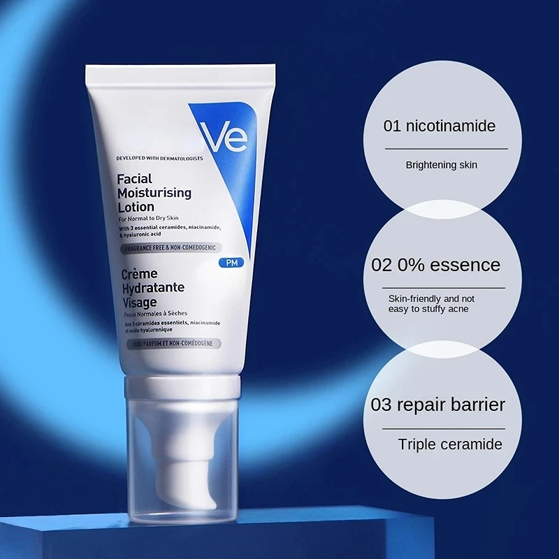 Original 52ml Facial Moisturizing Lotion PM Hydrating Facial Cream Niacinamide Brightens And Softens The Skin Facial Care
Original 52ml Facial Moisturizing Lotion PM Hydrating Facial Cream Niacinamide Brightens And Softens The Skin Facial Care