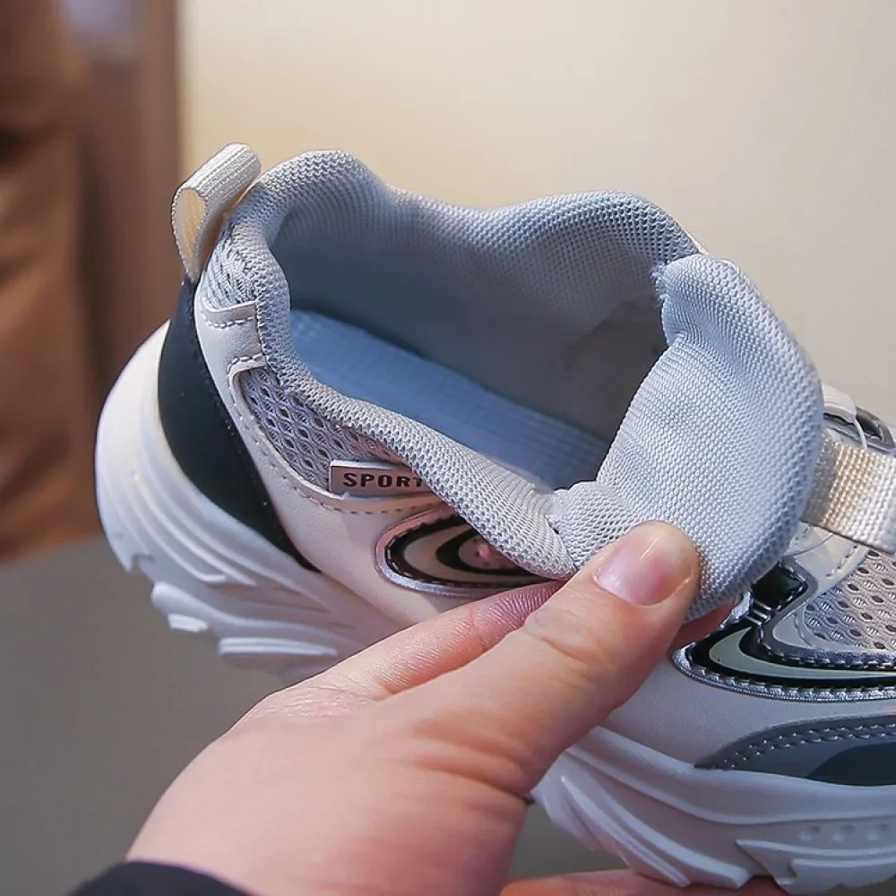 أحذية رياضية من الجلد الصناعي للأطفال موديل 2026، أحذية جري عصرية للمراهقين والأطفال، شبكية وقابلة للتنفس للأولاد والبنات أحذية رياضية من الجلد الصناعي للأطفال موديل 2026، أحذية جري عصرية للمراهقين والأطفال، شبكية وقابلة للتنفس للأولاد والبنات