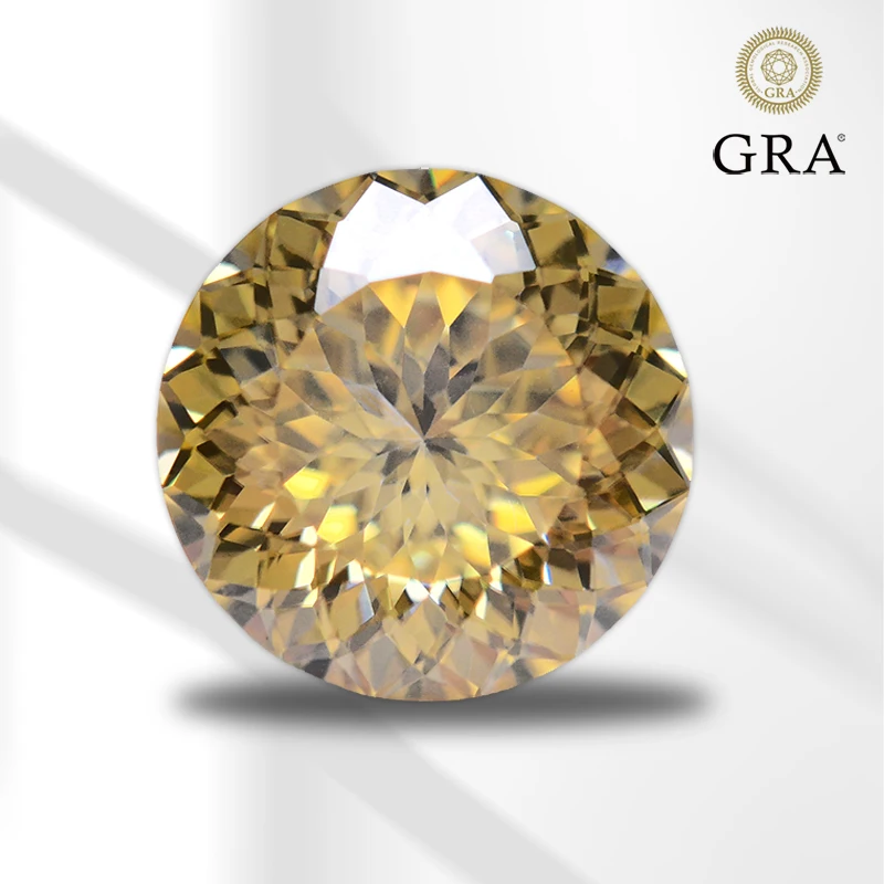 Moissanite Stone 100 Faces Cut Round Shape lemon Yellow Color with GRA Certificate for Top Charms beads Jewelry Making Material
Moissanite Stone 100 Faces Cut Round Shape lemon Yellow Color with GRA Certificate for Top Charms beads Jewelry Making Material