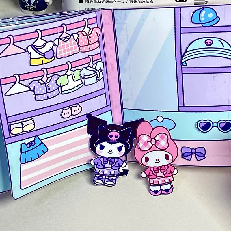 Sanrio Kuromi Sticker Quiet Book My Melody Cinnamoroll Pochacco Pom Pom Purin Cartoon Diy Material Children's Toys Birthday Gift
Sanrio Kuromi Sticker Quiet Book My Melody Cinnamoroll Pochacco Pom Pom Purin Cartoon Diy Material Children's Toys Birthday Gift