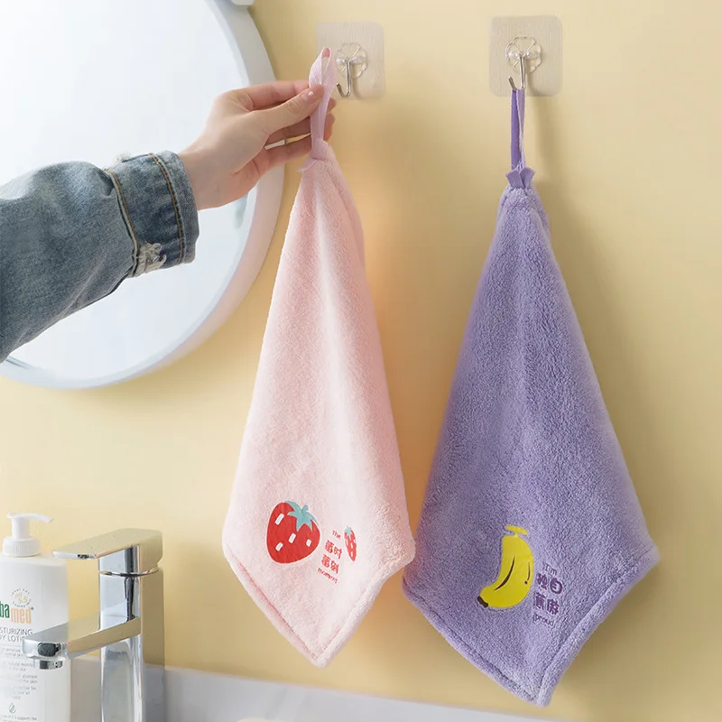 Coral Fleece Soft Hand Towel Banana Apple Fruit Print Children's Small Wipe Handkerchief Quick-dry Absorbent Bath Terry Towels
Coral Fleece Soft Hand Towel Banana Apple Fruit Print Children's Small Wipe Handkerchief Quick-dry Absorbent Bath Terry Towels