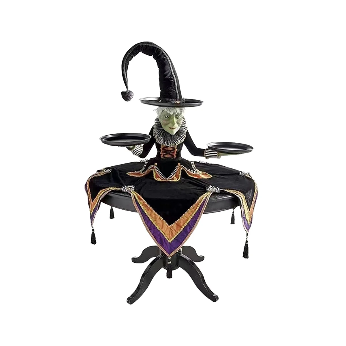 Halloween Witch Snack Bowl Stand Festival Party Cupcake Plates Serving Dishes Table Candy Storage Tray for Party Feast
Halloween Witch Snack Bowl Stand Festival Party Cupcake Plates Serving Dishes Table Candy Storage Tray for Party Feast