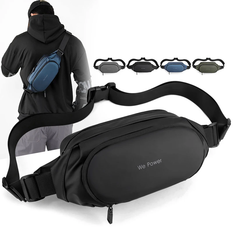 Men Waist Fanny Pack Running Bag Pouch Multi-Pocket Travel Waterproof Nylon Male Sling Cross body Chest Hip Bum Belt Bags
Men Waist Fanny Pack Running Bag Pouch Multi-Pocket Travel Waterproof Nylon Male Sling Cross body Chest Hip Bum Belt Bags