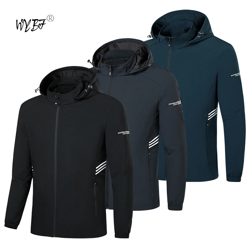 New Trench Jacket For Men Waterproof Men's Coat Outdoor Hooded Jacket For Spring And Fall Overalls Zipper Outdoor Sports Coat
New Trench Jacket For Men Waterproof Men's Coat Outdoor Hooded Jacket For Spring And Fall Overalls Zipper Outdoor Sports Coat